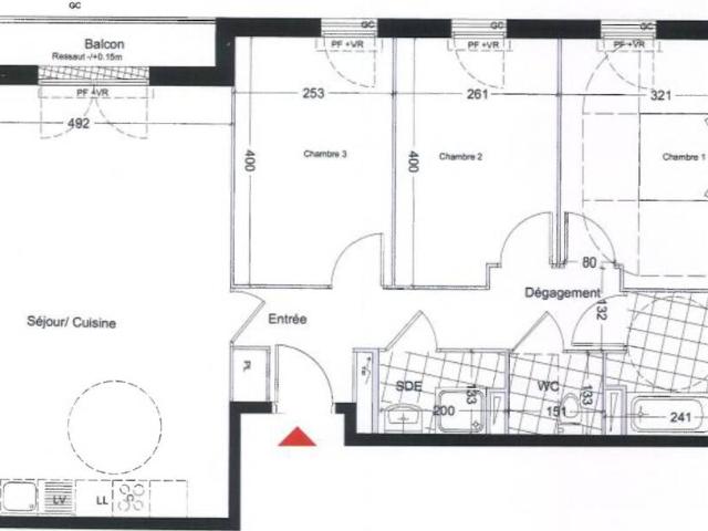 Location Appartement Avenue Johannes Gutenberg, Serris