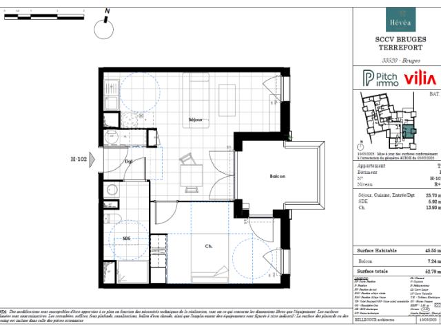 Location Appartement Avenue Maryse Bastié, Bruges