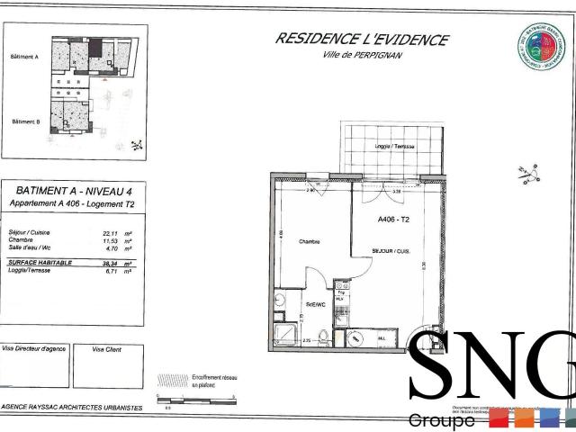 Location Appartement Avenue Saint Jean Paul II, Perpignan