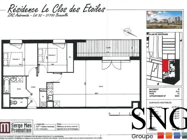 Location Appartement Boulevard de l'Europe, Beauzelle