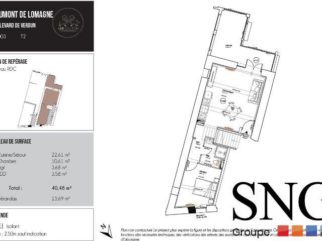 Location Appartement Boulevard de Verdun, Beaumont de Lomagne