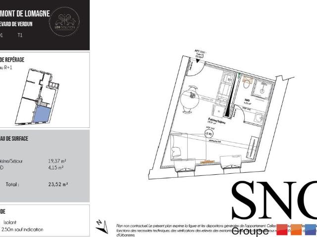 Location Appartement Boulevard de Verdun, Beaumont de Lomagne