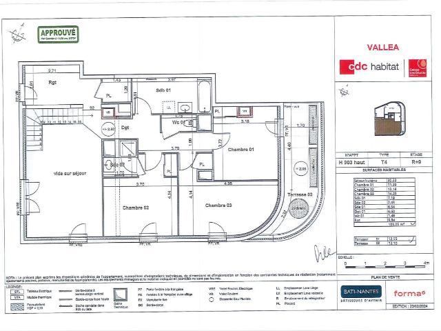 Location Appartement Boulevard Mendès France, Orvault