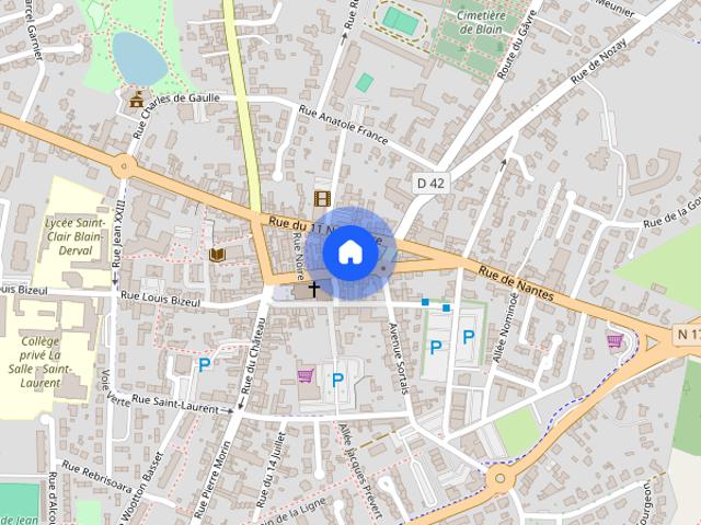 Location appartement Blain: 670 € AJP Immobilier Blain