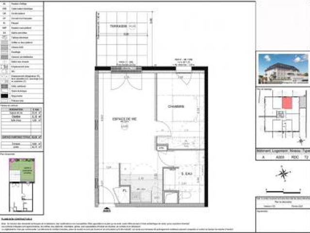location appartement cholet 2 pièces 42 m2 maine et loire 49300 600 € / mois