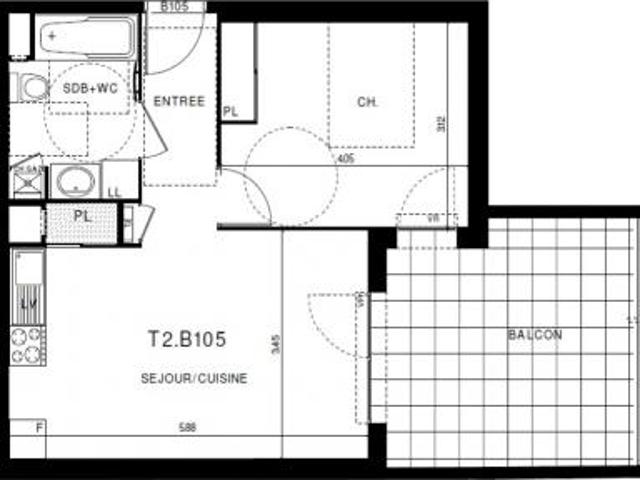 location appartement clermont ferrand 2 pièces 42 m2 puy de dome 63000 626 € / mois