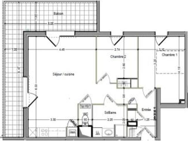 location appartement cluses 3 pièces 59 m2 haute savoie 74300 840 € / mois