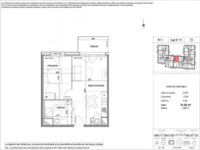 location appartement deville les rouen 2 pièces 41 m2 seine maritime 76250 548 € / mois