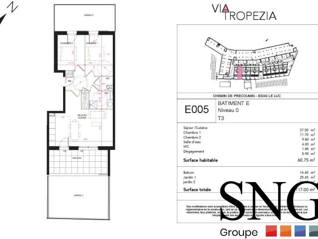 Location Appartement Draille de Litou, Le Luc