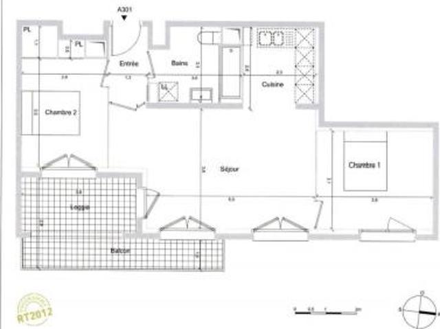 location appartement evry 3 pièces 62 m2 essonne 91000 1200 € / mois