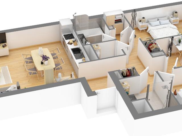 Location Appartement Impasse Beauvoisine, Rouen