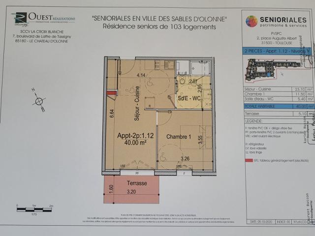 Location Appartement Avenue René Coty, Les Sables d'Olonne