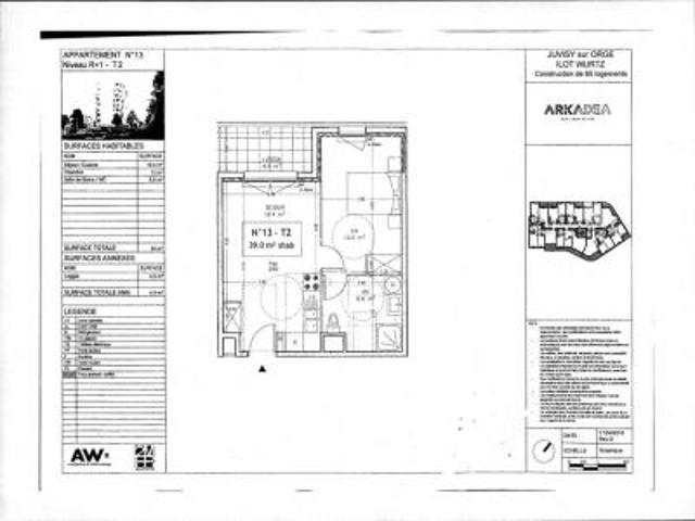location appartement juvisy sur orge 2 pièces 39 m2 essonne 91260 807 € / mois