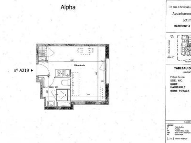 location appartement laval 1 pièce 22 m2 mayenne 53000 391 € / mois