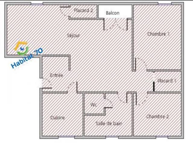 location appartement lure 4 pièces 66 m2 haute saone 70200 416 € / mois