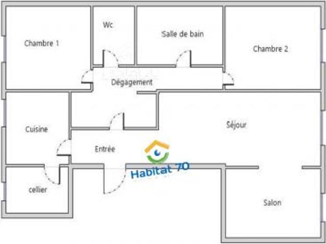 location appartement lure 4 pièces 76 m2 haute saone 70200 504 € / mois