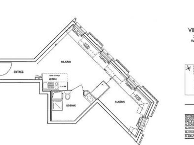 location appartement maisons alfort 1 pièce 33 m2 val de marne 94700 899 € / mois