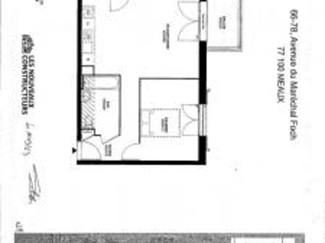 location appartement meaux 2 pièces 46 m2 seine et marne 77100 898 € / mois