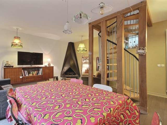 Location Appartement Meublé 2 chambres 70m² Place des Fêtes Paris