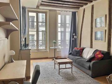 Location Appartement Meublé 2 pièces 37 m² Marais Bastille 75004 Paris 104316