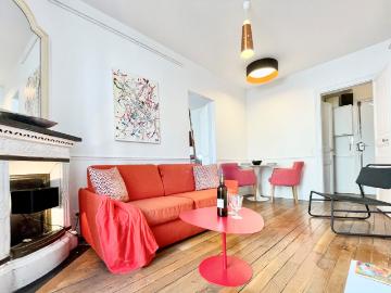 Appartement à louer à Boulevard Pereire - Cheminée
