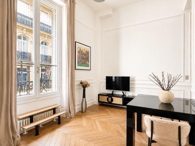 Location appartement meublé de 31 m2 rue Georges Bizet à Paris