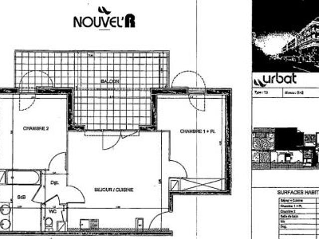 location appartement montpellier 3 pièces 57 m2 herault 34070 831 € / mois