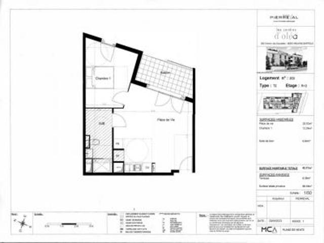 location appartement mouans sartoux 2 pièces 41 m2 alpes maritimes 06370 862 € / mois