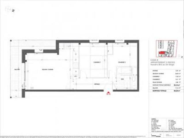 location appartement noisy le grand 3 pièces 55 m2 seine saint denis 93160 947 € / mois