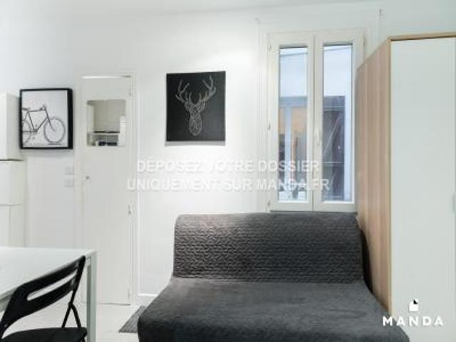 location appartement paris 18eme arrondissement 1 pièce 17 m2 paris 75018 699 € / mois