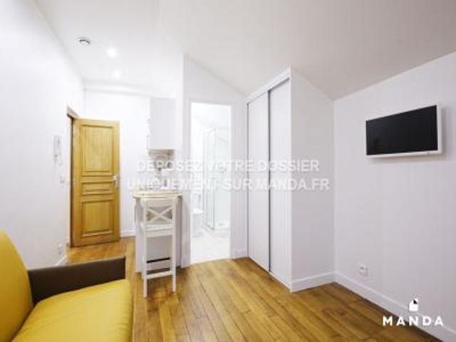 location appartement paris 19eme arrondissement 1 pièce 17 m2 paris 75019 770 € / mois