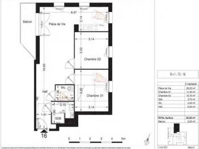location appartement perenchies 3 pièces 63 m2 nord 59840 816 € / mois