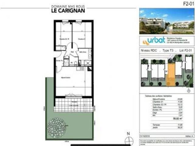 location appartement perpignan 3 pièces 58 m2 pyrenees orientales 66000 768 € / mois