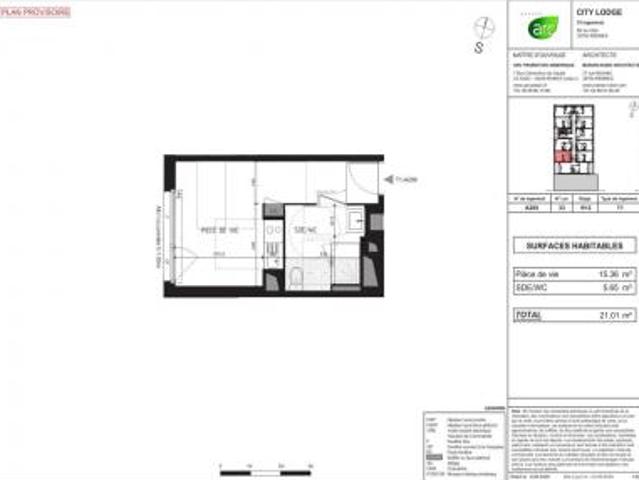 location appartement rennes 1 pièce 21 m2 ille et vilaine 35700 366 € / mois