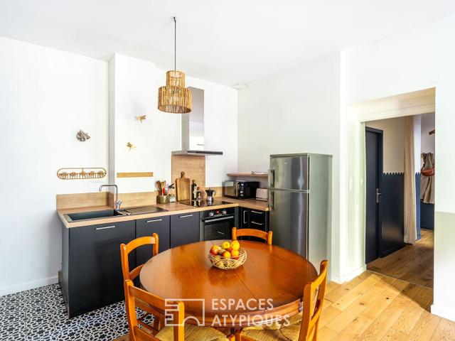 Location Appartement rénové et meublé avec extérieur et stationnement à Albigny sur Saône à ALBIGNY SUR SAONE 55.74 m2 Espaces Atypiques Villefranche – Beaujolais