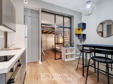 Location Appartement rénové Quai de Saône à Lyon 28 m2 Espaces Atypiques LYON