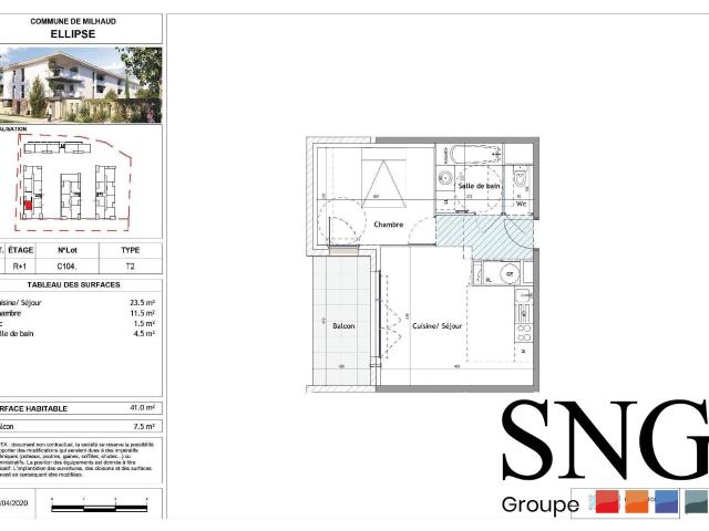 Location Appartement Route de Montpellier, Milhaud