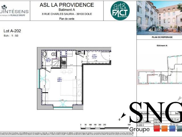 Location Appartement Rue Charles Sauria, Dole