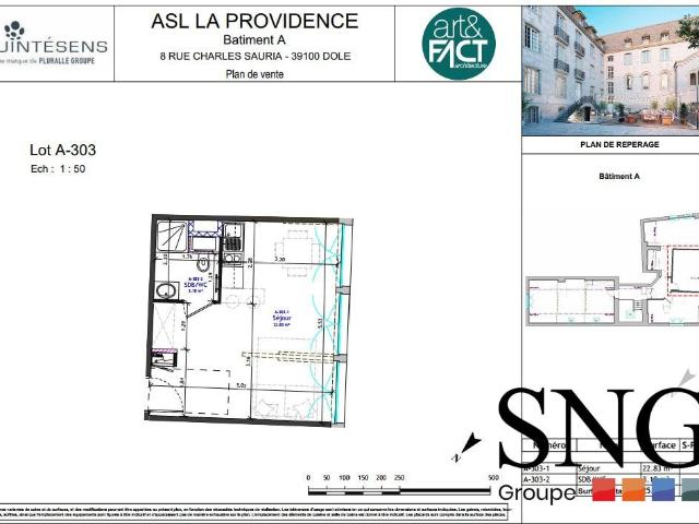 Location Appartement Rue Charles Sauria, Dole