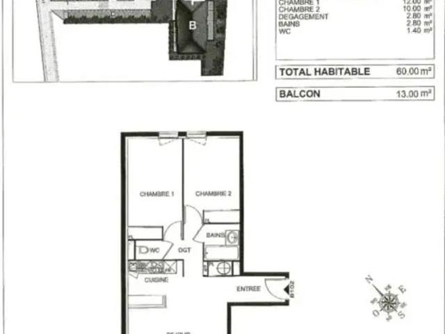 Location Appartement Rue Clairat, Bergerac