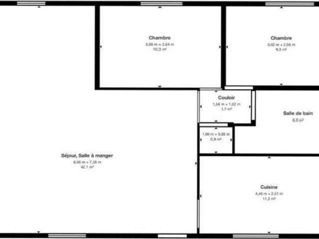 Location Appartement Rue Claude Legros, Saint Jouin Bruneval