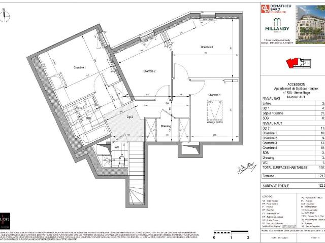 Location Appartement Rue Ambroise Paré, Meudon