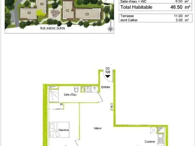 Location Appartement Rue André Dupin, Lormont