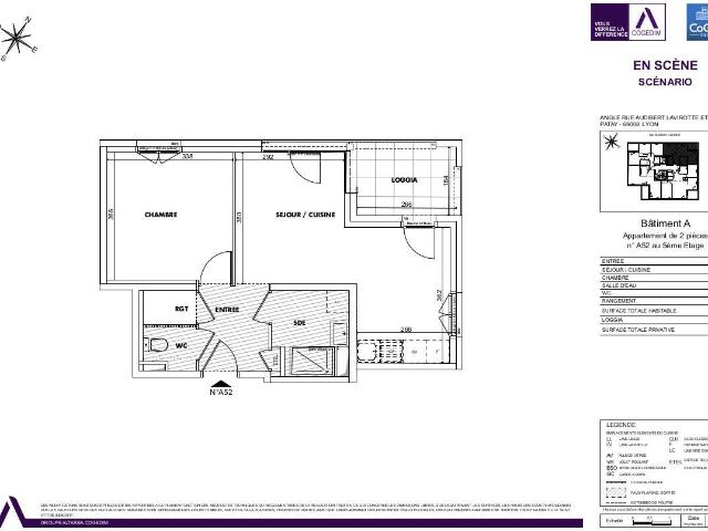 Location Appartement Rue Audibert et Lavirotte, Lyon