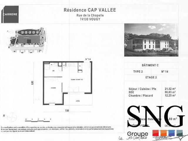Location Appartement Rue de la Chapelle, Vougy