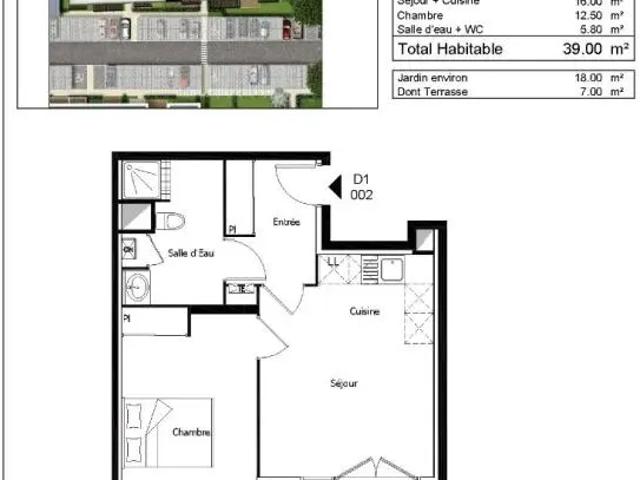 Location Appartement Rue de la Prairie, Bruges
