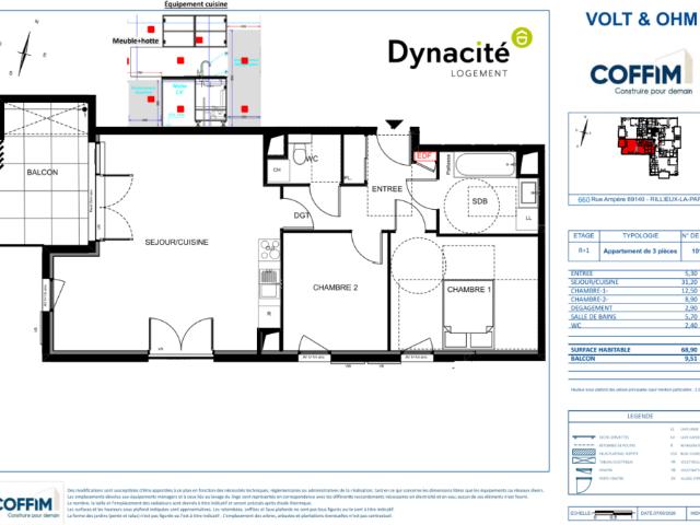 Location Appartement Rue de la République, Rillieux la Pape