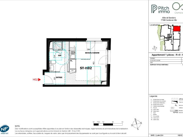 Location Appartement Rue des Brandons, Combs la Ville