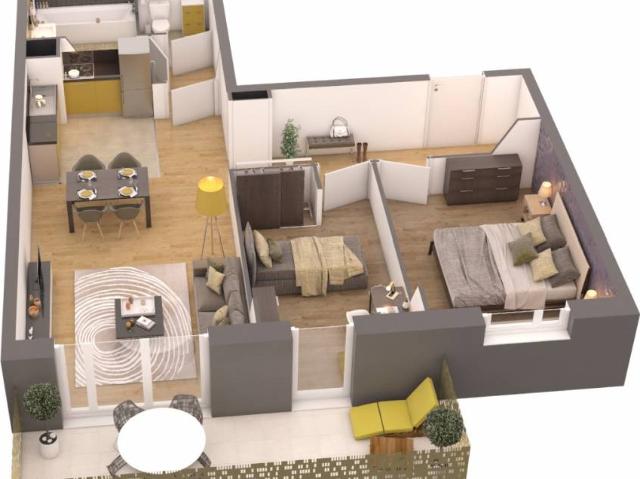 Location Appartement Rue des Frères Eberts, Strasbourg