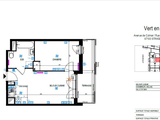 Location Appartement Rue des Frères Eberts, Strasbourg